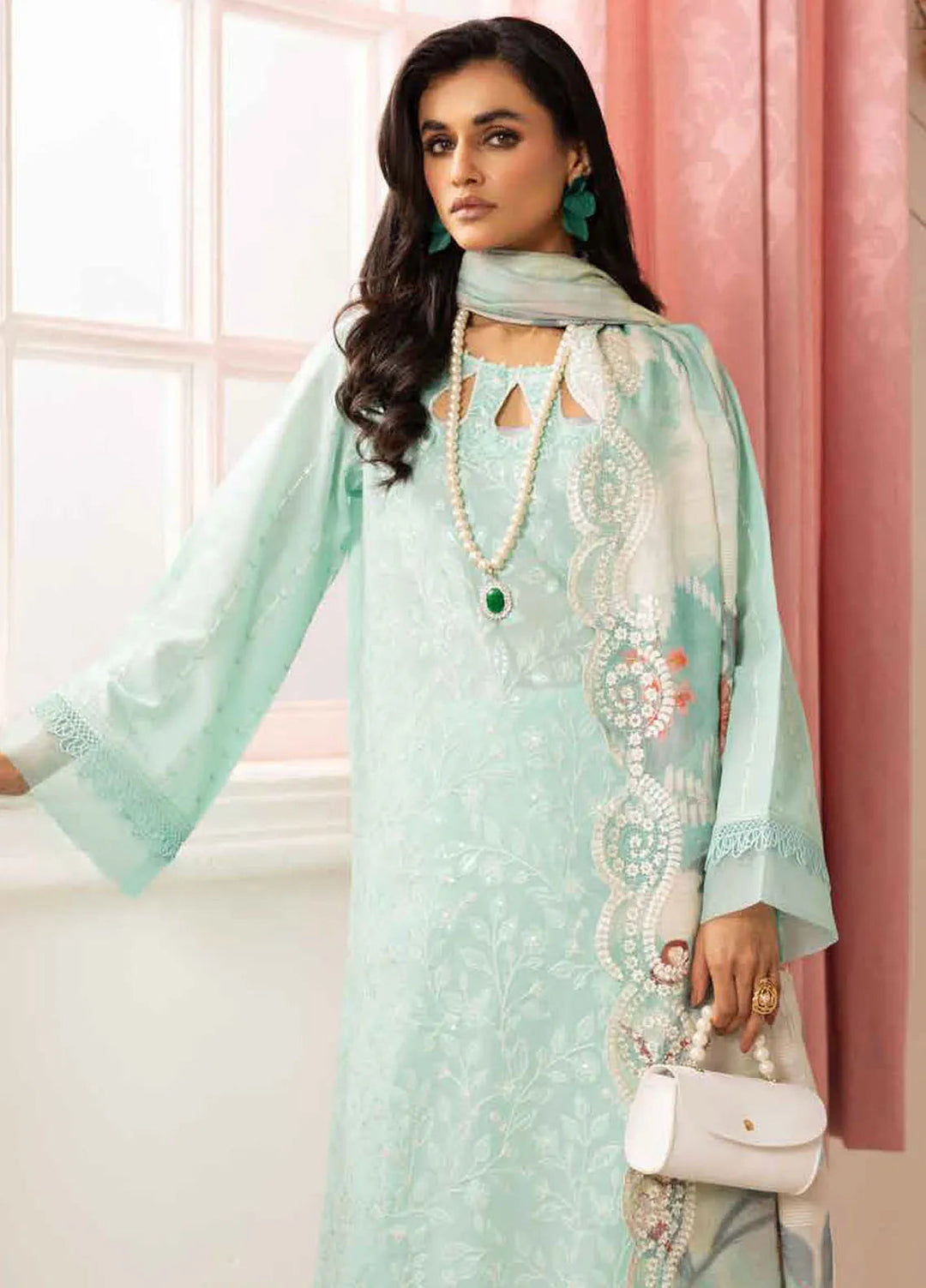 Tehzeeb by Riaz Arts 3 piece Lawn Suit Unstitched RA25TU TL-440 - Summer Collection