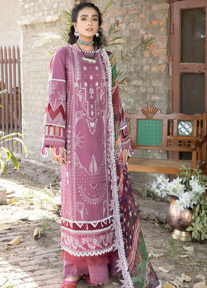 Tehzeeb By Riaz Arts Embroidered Lawn Suits Unstitched 3 Piece RA23T TL-40 - Summer Collection