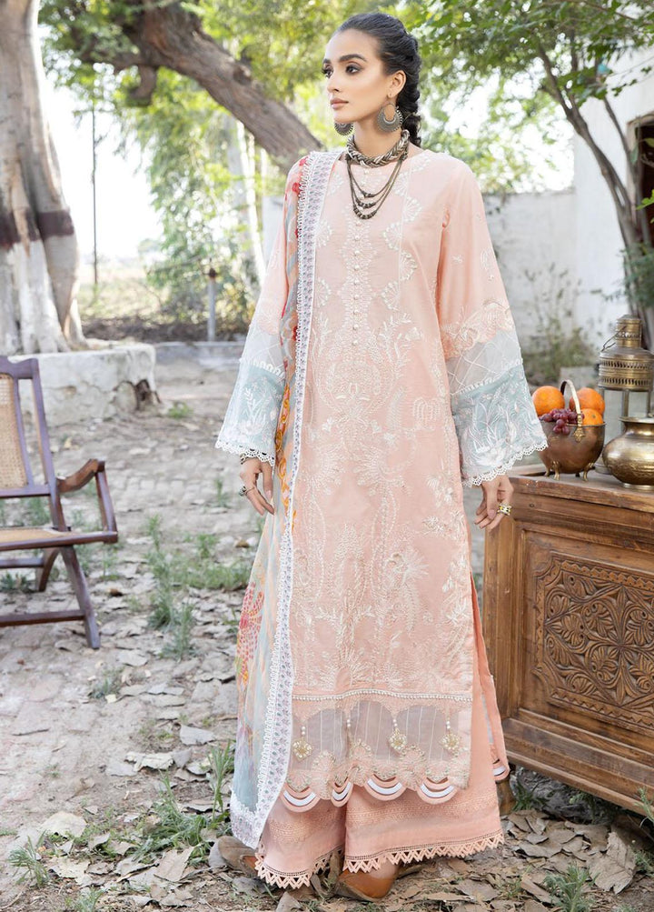 Tehzeeb By Riaz Arts Embroidered Lawn Suits Unstitched 3 Piece RA23T TL-41 - Summer Collection