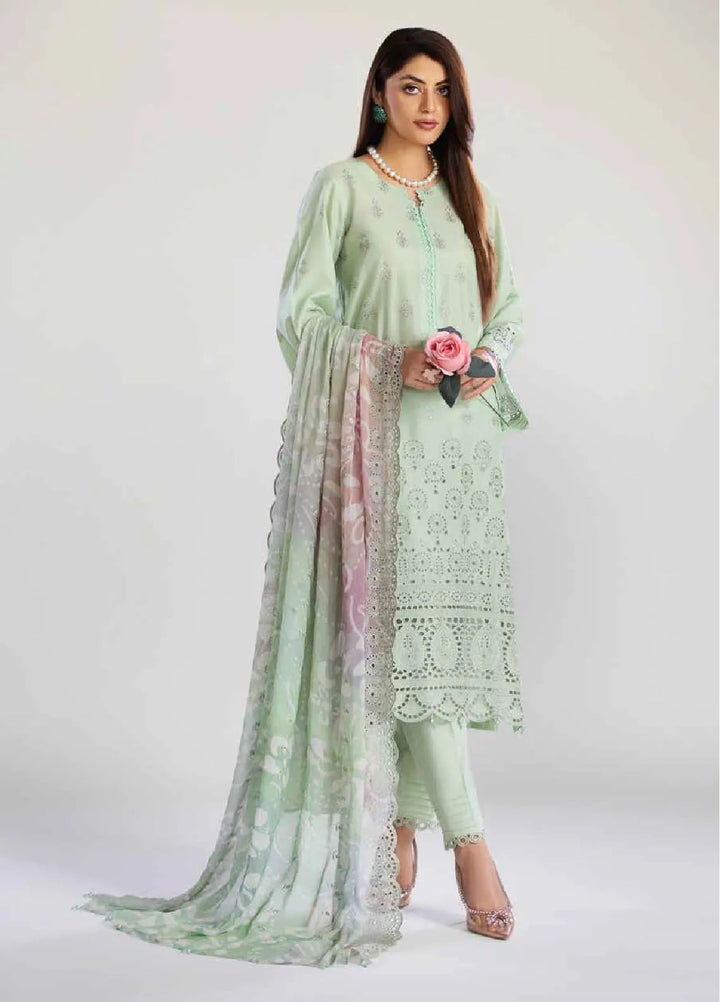 Tehzeeb By Riaz Arts Chikankari Lawn Suit Unstitched 3 Piece RA24T TL-246 - Summer Collection