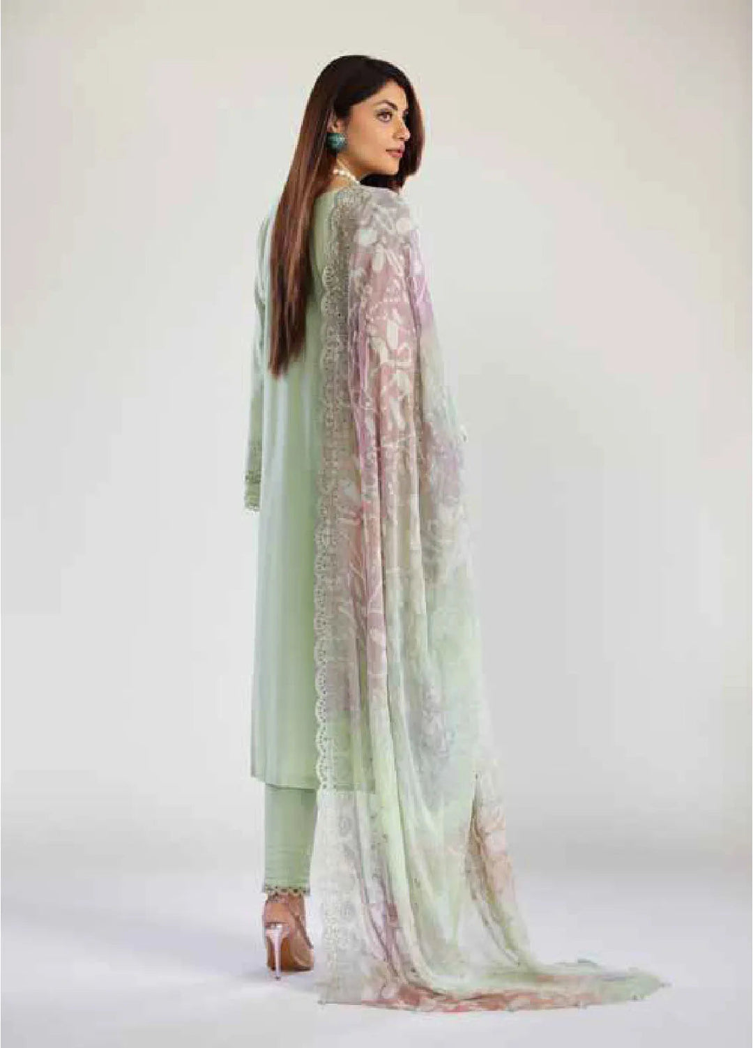 Tehzeeb By Riaz Arts Chikankari Lawn Suit Unstitched 3 Piece RA24T TL-246 - Summer Collection