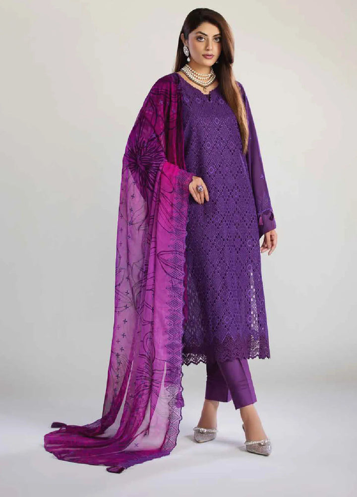 Tehzeeb By Riaz Arts Chikankari Lawn Suit Unstitched 3 Piece RA24T TL-248 - Summer Collection