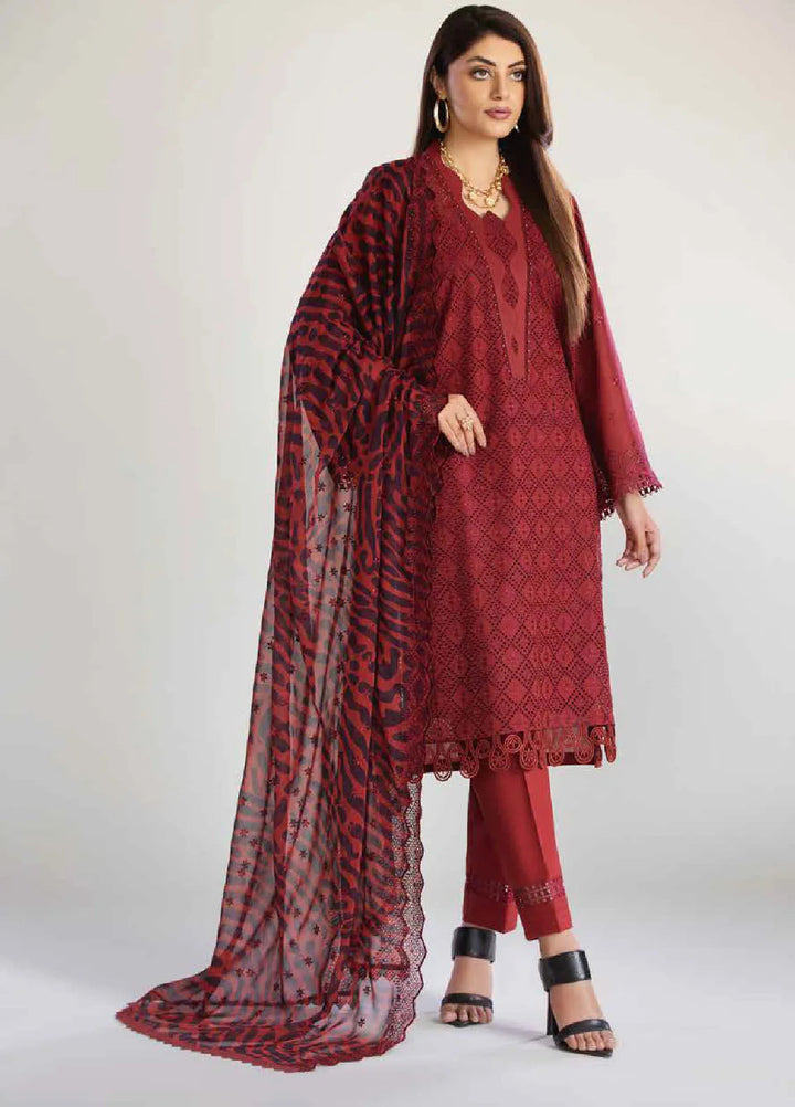Tehzeeb By Riaz Arts Chikankari Lawn Suit Unstitched 3 Piece RA24T TL-250 - Summer Collection