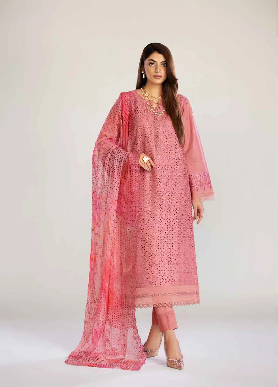Tehzeeb By Riaz Arts Chikankari Lawn Suit Unstitched 3 Piece RA24T TL-251 - Summer Collection