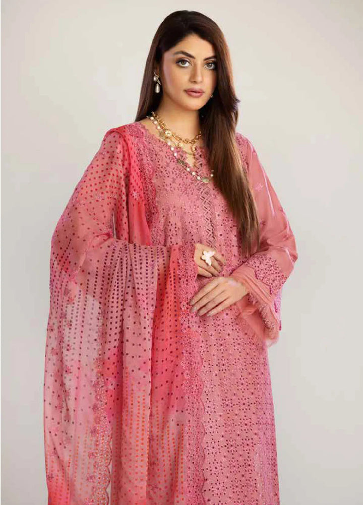 Tehzeeb By Riaz Arts Chikankari Lawn Suit Unstitched 3 Piece RA24T TL-251 - Summer Collection