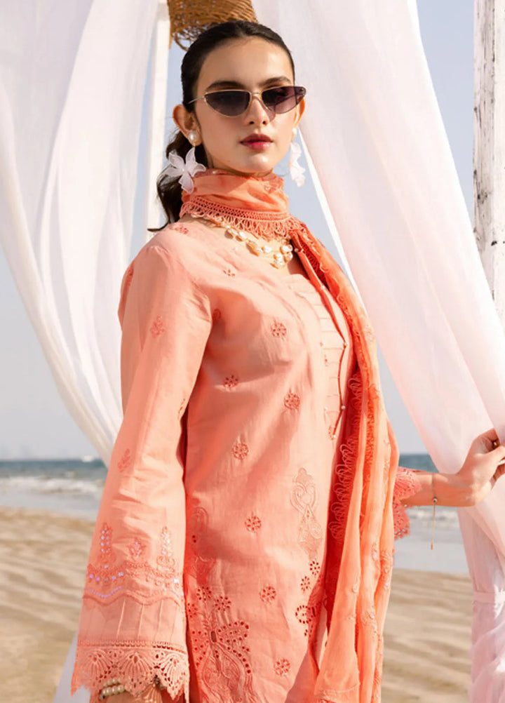 Tehzeeb by Riaz Arts Chikankari Lawn Suits Unstitched 3 Piece RA25TCL TL-426 - Summer Collection