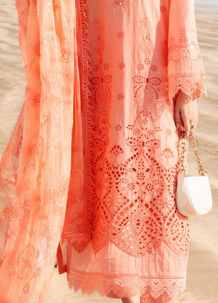 Tehzeeb by Riaz Arts Chikankari Lawn Suits Unstitched 3 Piece RA25TCL TL-426 - Summer Collection