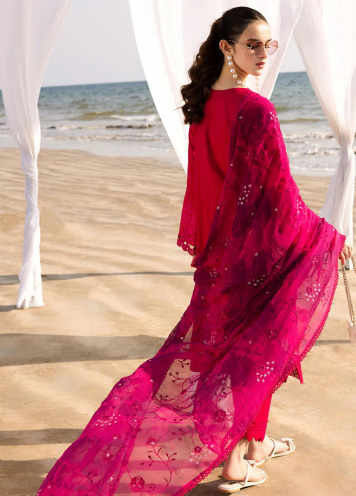 Tehzeeb by Riaz Arts Chikankari Lawn Suits Unstitched 3 Piece RA25TCL TL-427 - Summer Collection