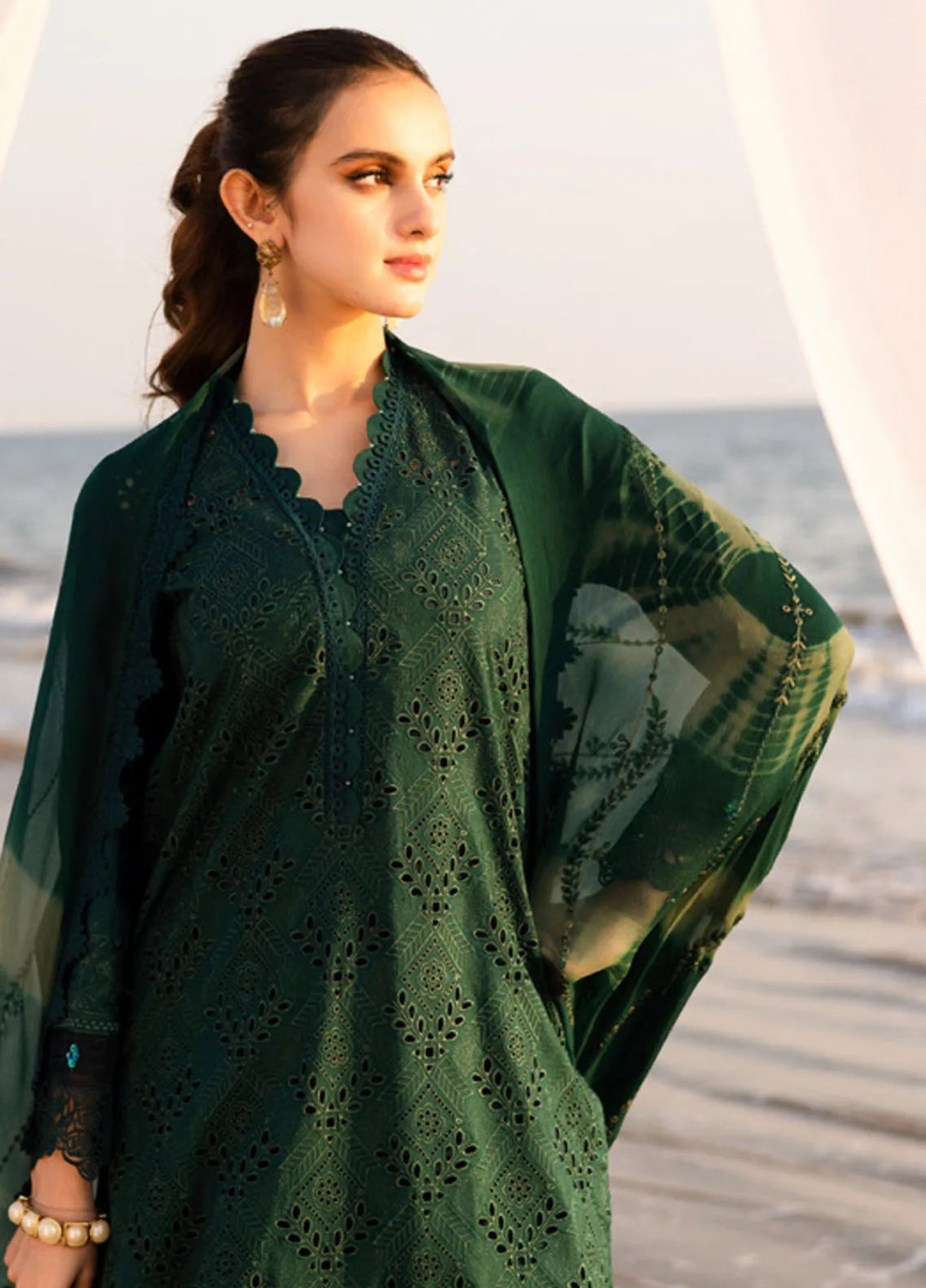 Tehzeeb by Riaz Arts Chikankari Lawn Suits Unstitched 3 Piece RA25TCL TL-432 - Summer Collection