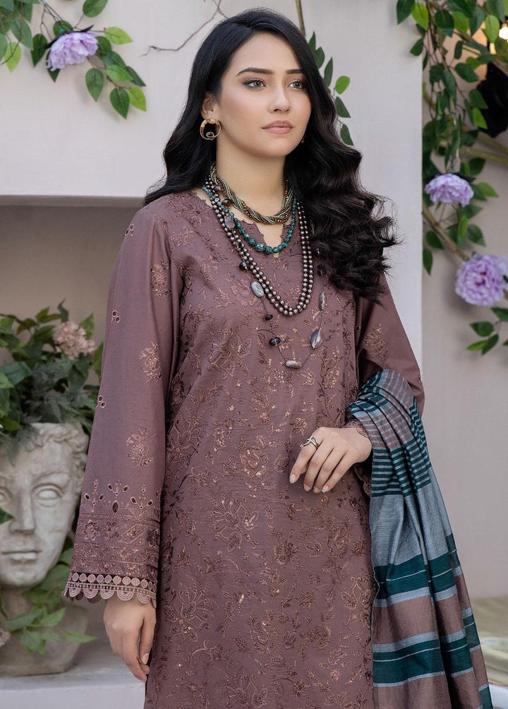Tehzeeb By Riaz Arts Embroidered Lawn Suits Unstitched 3 Piece RA23-T3 TL-19 - Summer Collection