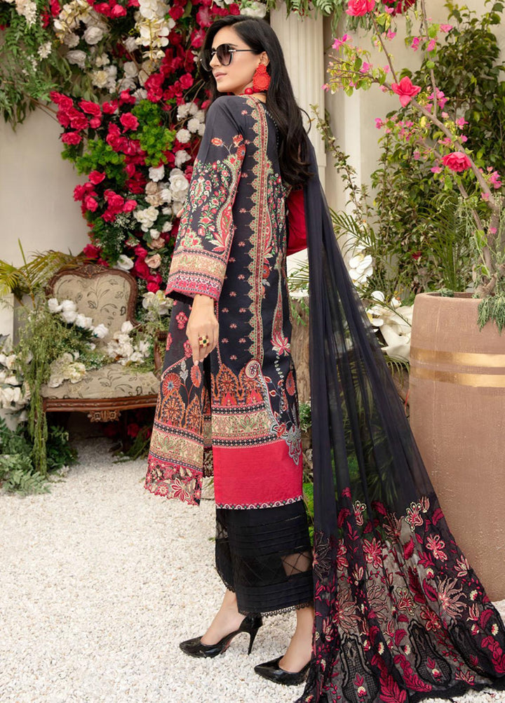 Tehzeeb by Riaz Arts Embroidered Lawn Suits Unstitched 3 Piece RA21TZ TL-24 - Summer Collection