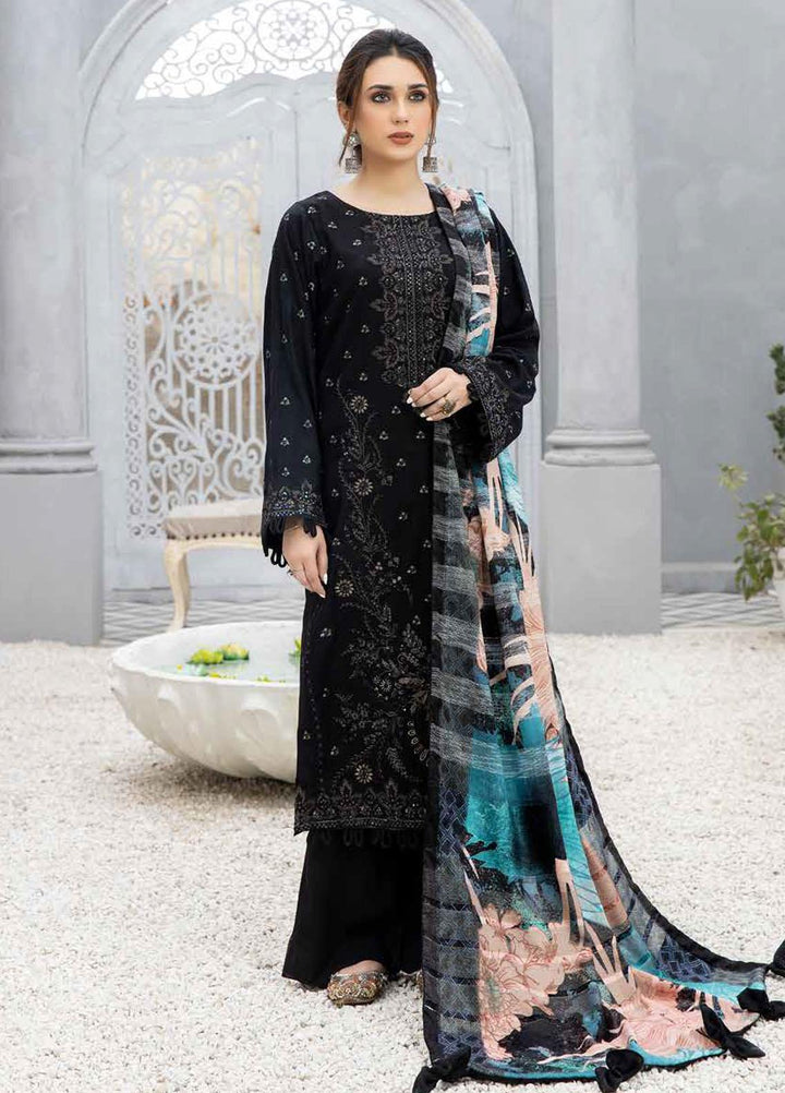 Tehzeeb By Riaz Arts Embroidered Leather Peach Suits Unstitched 3 Piece RA22TL5 TL-121 - Winter Collection