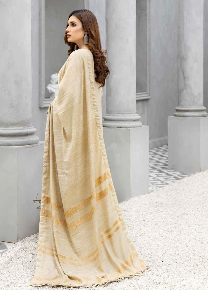 Tehzeeb By Riaz Arts Embroidered Leather Peach Suits Unstitched 3 Piece RA22TL5 TL-123 - Winter Collection