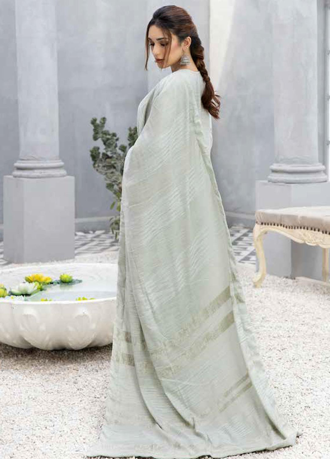 Tehzeeb By Riaz Arts Embroidered Leather Peach Suits Unstitched 3 Piece RA22TL5 TL-129 - Winter Collection