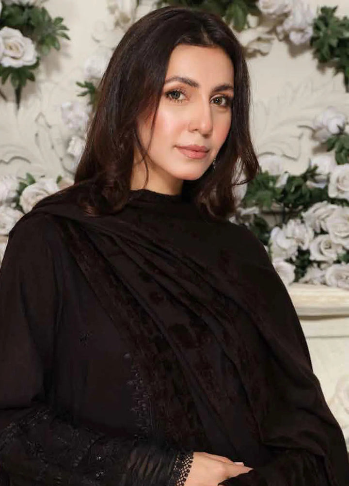 Tehzeeb by Riaz Arts Embroidered Leather Peach Suit Unstitched 3 Piece RA24TLW TL-294 - Winter Collection