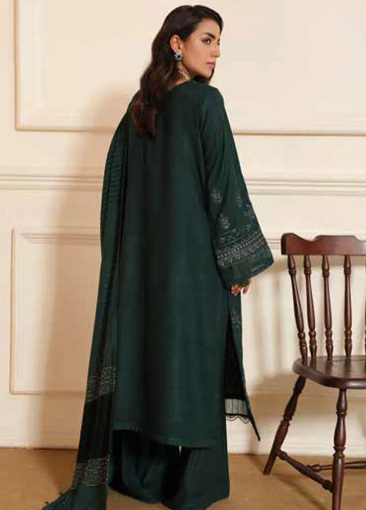 Tehzeeb By Riaz Arts Embroidered Leather Peach Suit Unstitched 3 Piece RA24TW TL-264 - Winter Collection