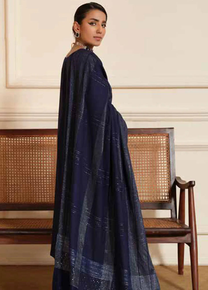 Tehzeeb By Riaz Arts Embroidered Leather Peach Suit Unstitched 3 Piece RA24TW TL-271 - Winter Collection