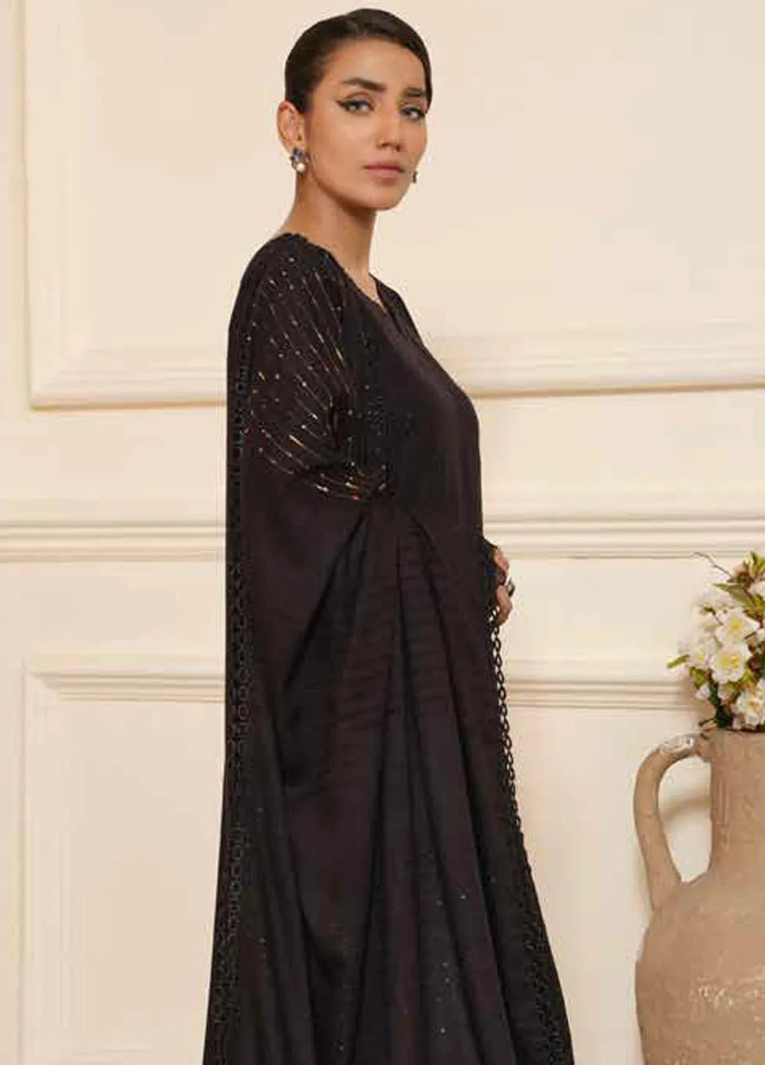 Tehzeeb By Riaz Arts Embroidered Leather Peach Suit Unstitched 3 Piece RA24TW TL-273 - Winter Collection