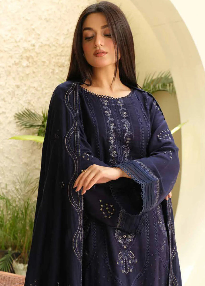 Tehzeeb by Riaz Arts Embroidered Leather Peach Suits Unstitched 3 Piece RA24ULP TL-288 - Winter Collection