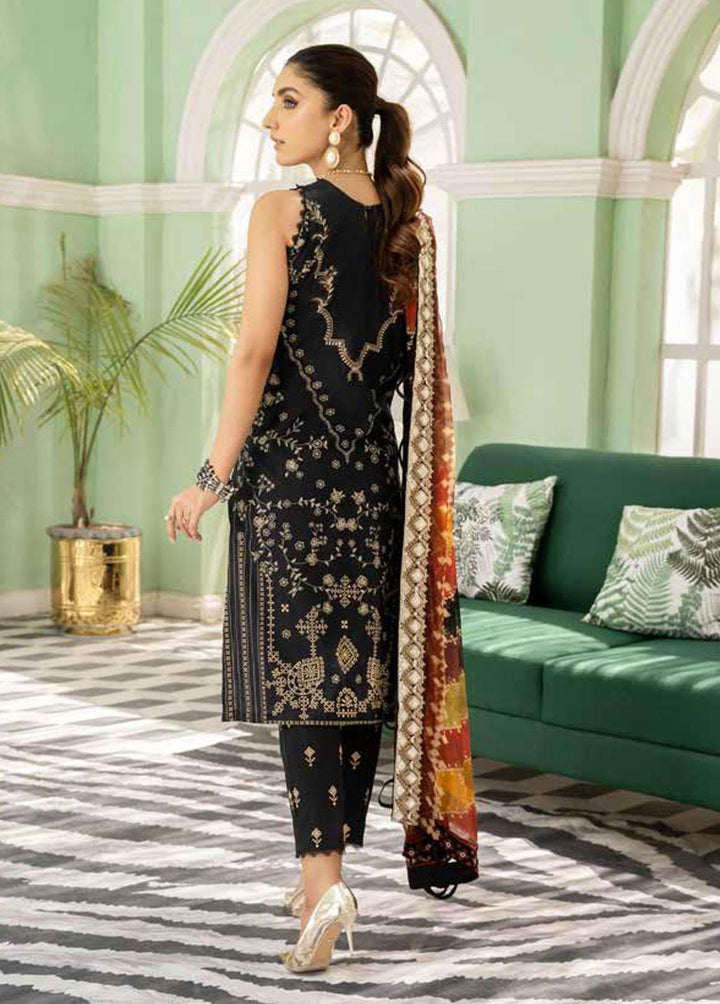 Tehzeeb By Riaz Arts Embroidered Lawn Suits Unstitched 3 Piece RA22TL TE-01 - Exclusive Collection