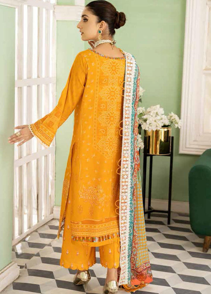 Tehzeeb By Riaz Arts Embroidered Lawn Suits Unstitched 3 Piece RA22TL TE-05 - Exclusive Collection