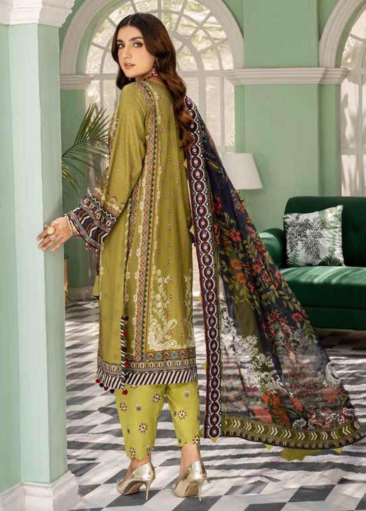 Tehzeeb By Riaz Arts Embroidered Lawn Suits Unstitched 3 Piece RA22TL TE-07 - Exclusive Collection