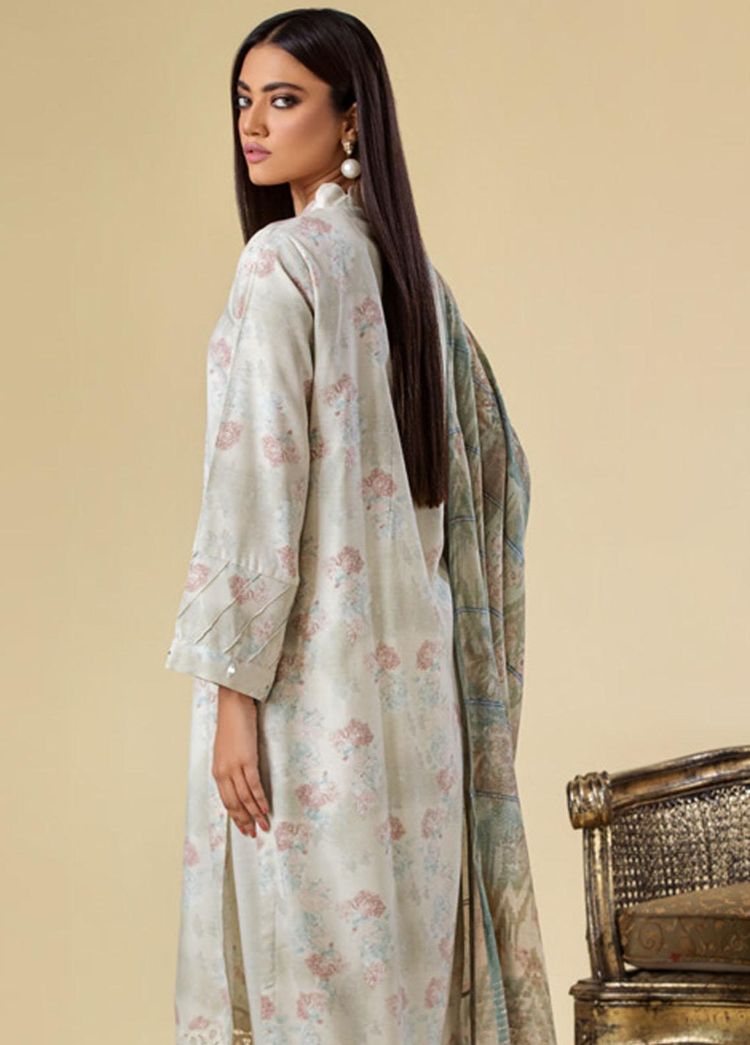 Tehzeeb By Riaz Arts Printed  Suits Unstitched 3 Piece RA23LP TL-100 - Summer Collection