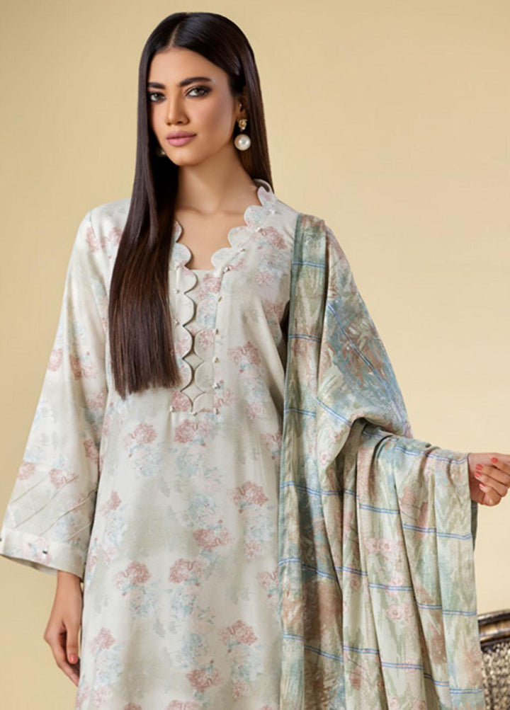 Tehzeeb By Riaz Arts Printed  Suits Unstitched 3 Piece RA23LP TL-100 - Summer Collection