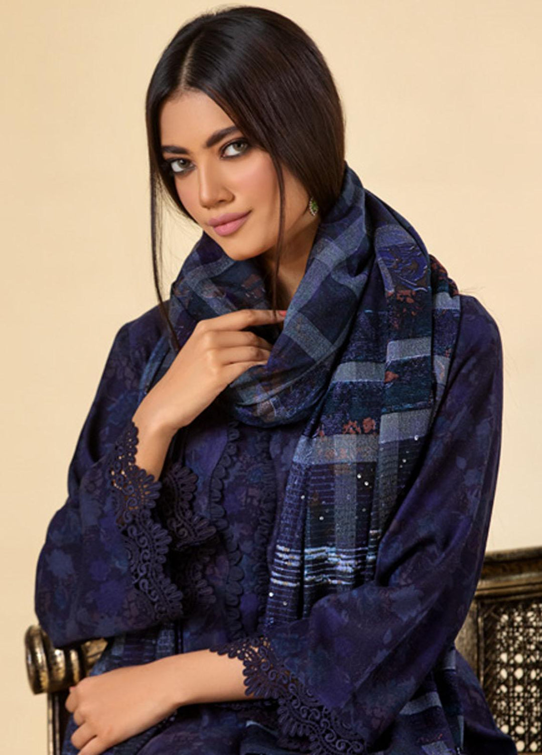 Tehzeeb By Riaz Arts Printed  Suits Unstitched 3 Piece RA23LP TL-101 - Summer Collection