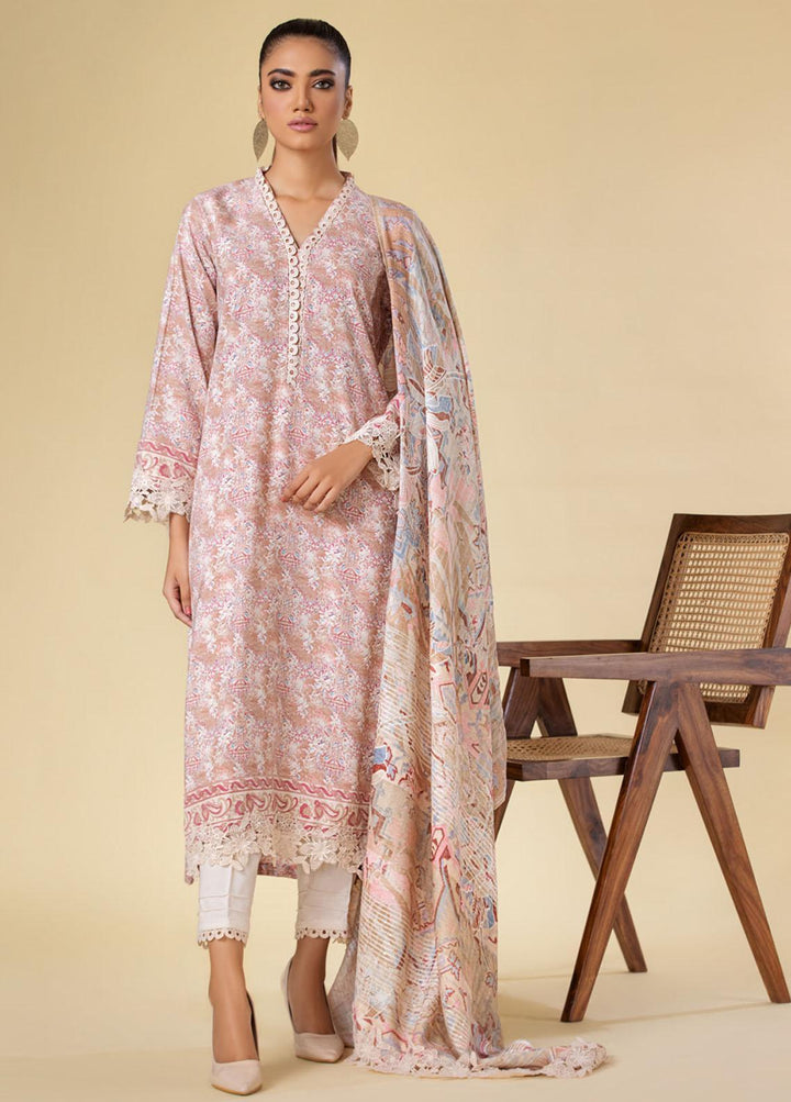 Tehzeeb By Riaz Arts Printed  Suits Unstitched 3 Piece RA23LP TL-104 - Summer Collection