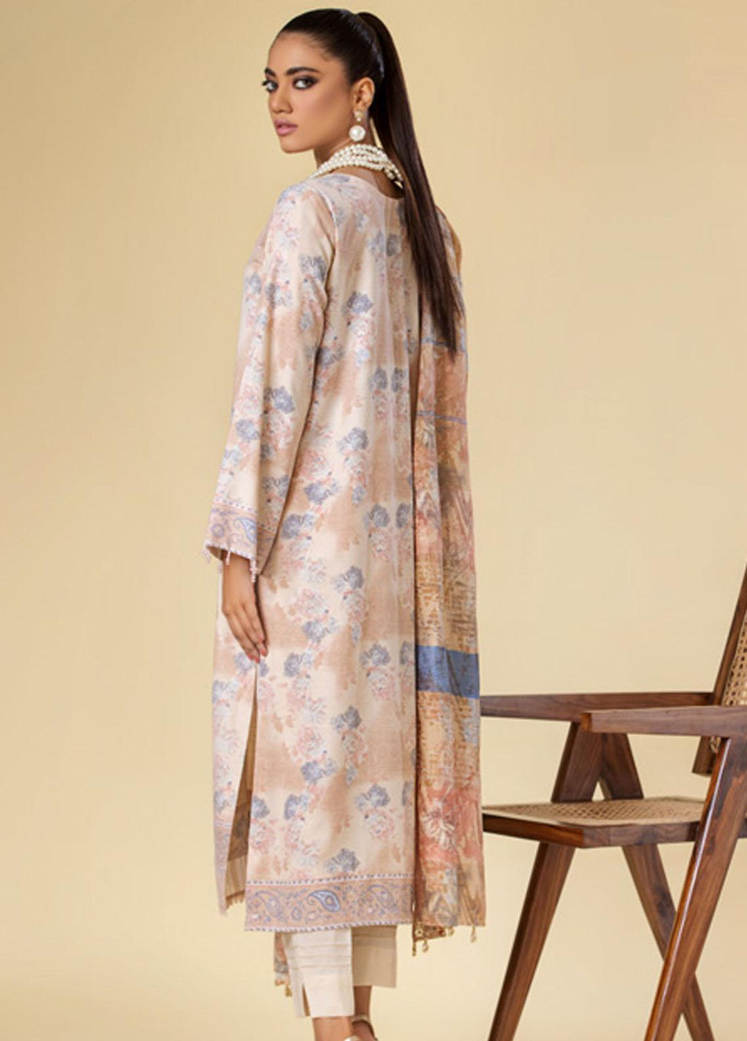 Tehzeeb By Riaz Arts Printed  Suits Unstitched 3 Piece RA23LP TL-107 - Summer Collection