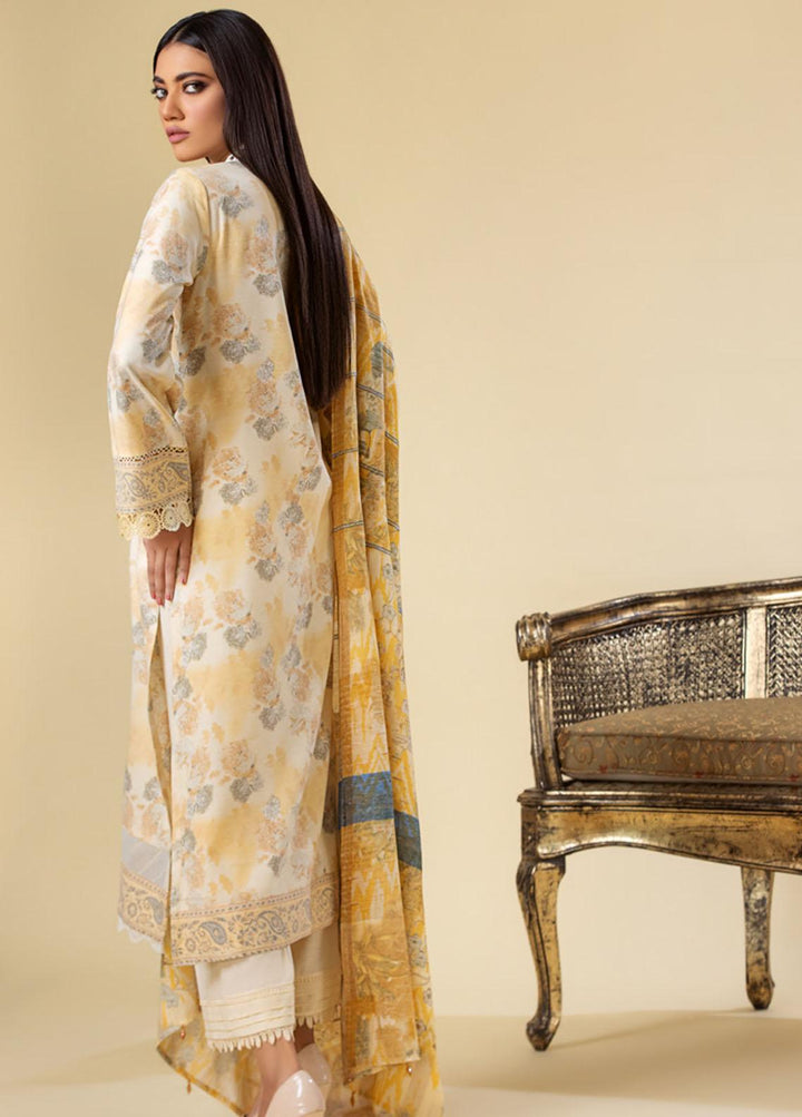 Tehzeeb By Riaz Arts Printed  Suits Unstitched 3 Piece RA23LP TL-108 - Summer Collection