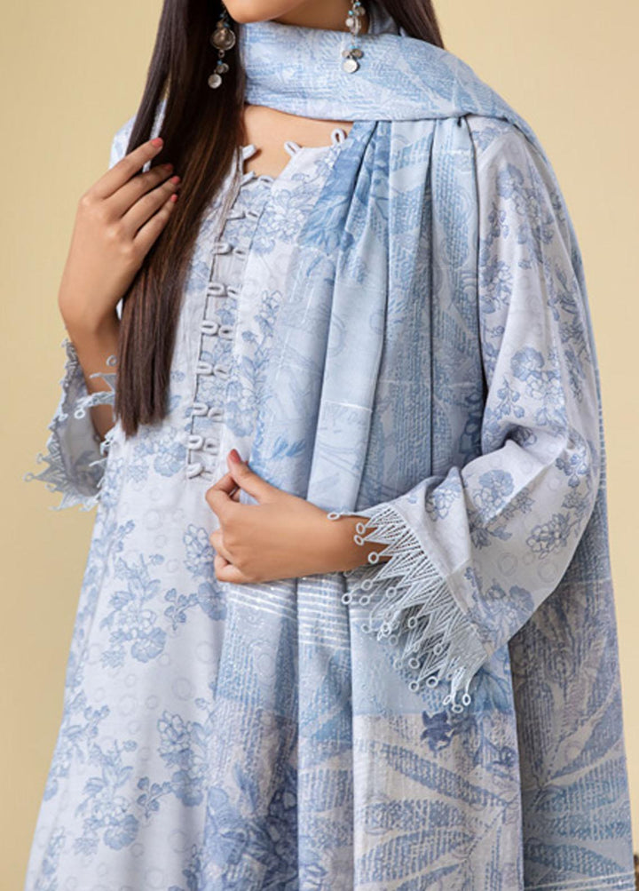 Tehzeeb By Riaz Arts Printed  Suits Unstitched 3 Piece RA23LP TL-109 - Summer Collection