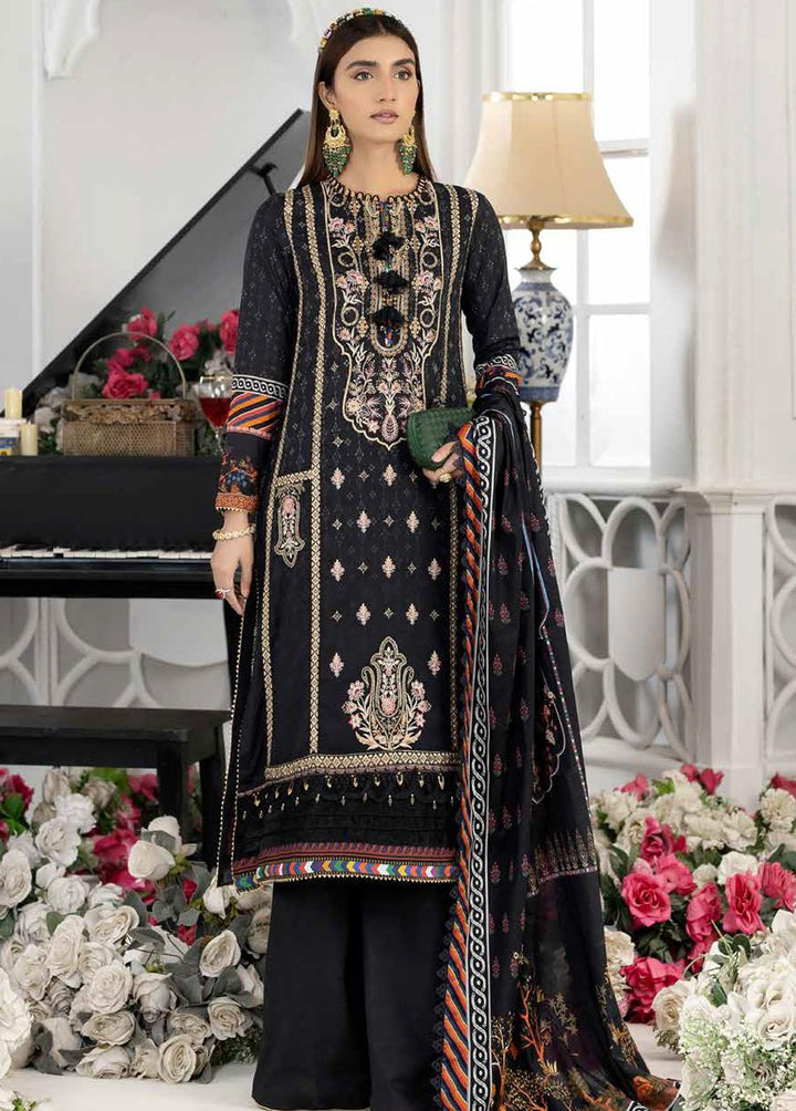 Tehzeeb By Riaz Arts Embroidered Lawn Suits Unstitched 3 Piece RA22T TL-01 - Luxury Collection
