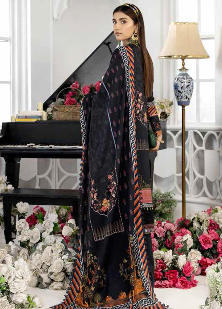 Tehzeeb By Riaz Arts Embroidered Lawn Suits Unstitched 3 Piece RA22T TL-01 - Luxury Collection
