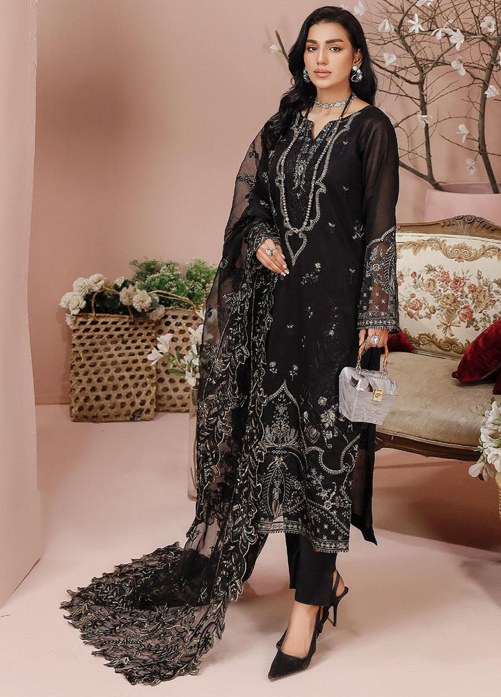 Tehzeeb By Riaz Arts Embroidered Swiss Voile Suits Unstitched 3 Piece RS23TS TL-13 - Summer Collection
