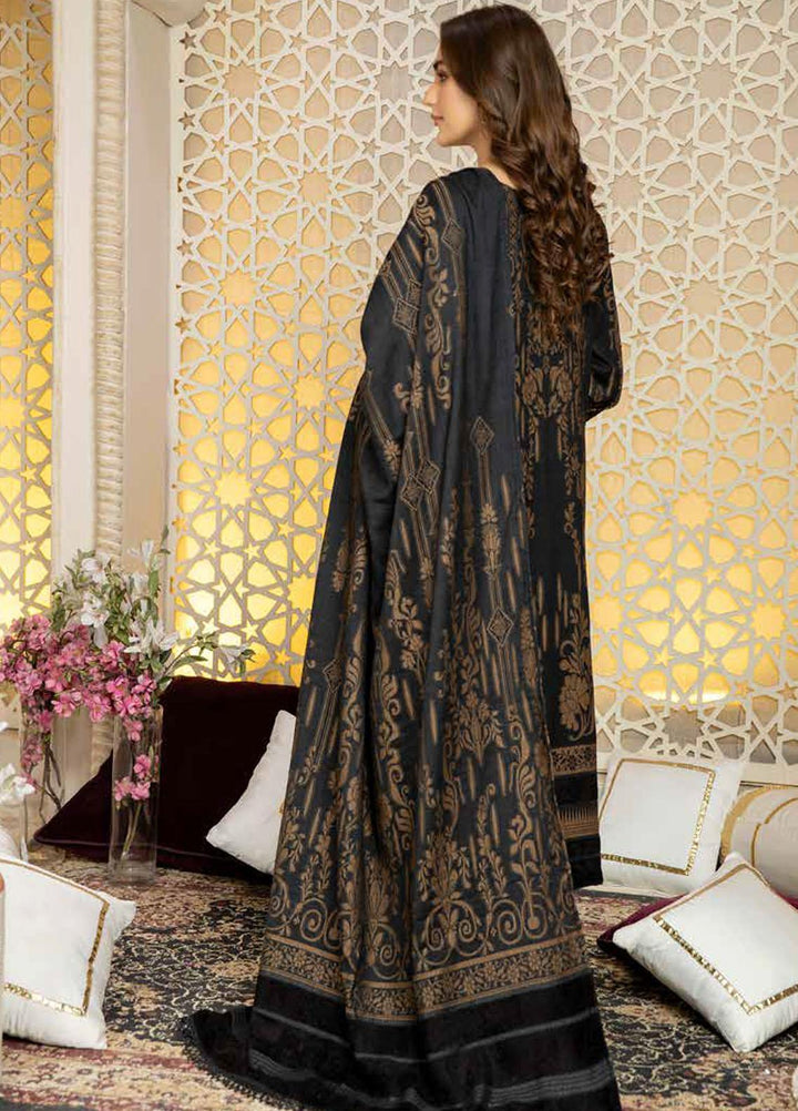 Tehzeeb by Riaz Arts Jacquard Leather Peach Suits Unstitched 3 Piece RA22TVJ TL-45 - Winter Collection