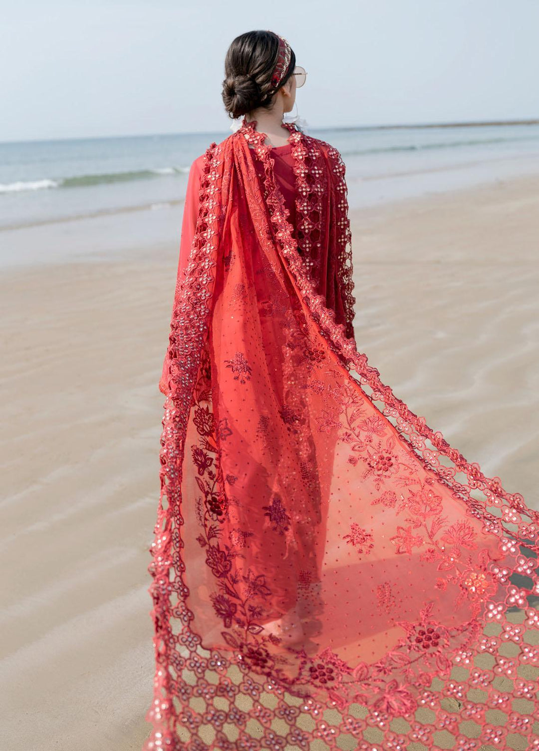 Tere Sang By Nureh Embroidered Lawn Suits Unstitched 3 Piece NU23TS NSL-01 - Summer Collection