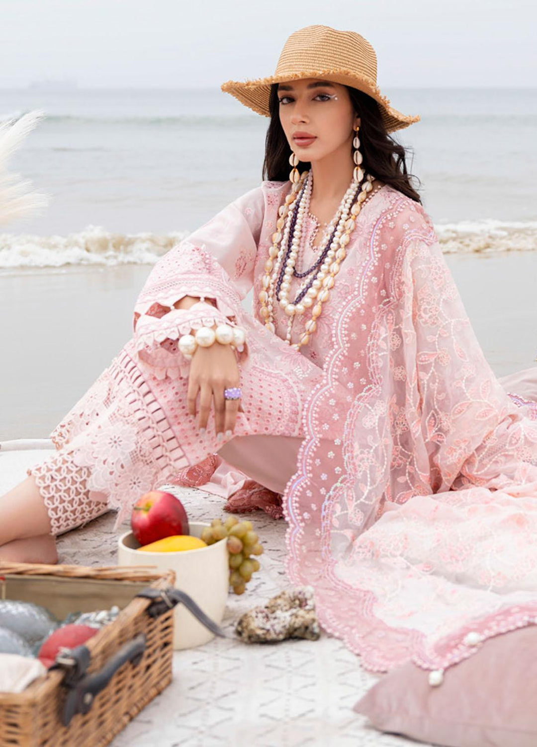 Tere Sang By Nureh Embroidered Lawn Suits Unstitched 3 Piece NU23TS NSL-03 - Summer Collection