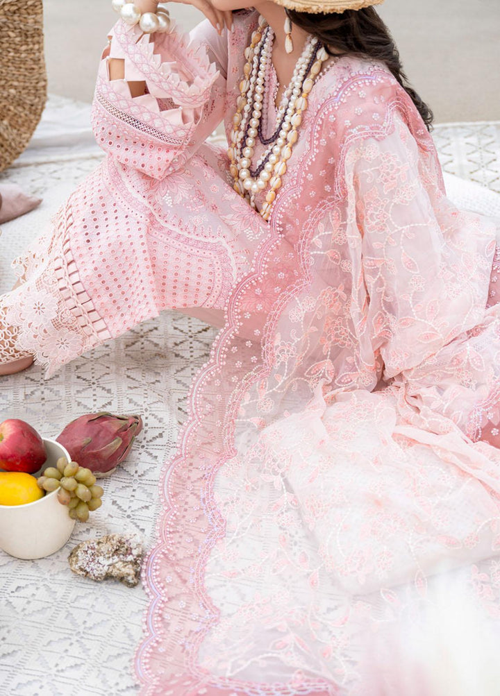 Tere Sang By Nureh Embroidered Lawn Suits Unstitched 3 Piece NU23TS NSL-03 - Summer Collection