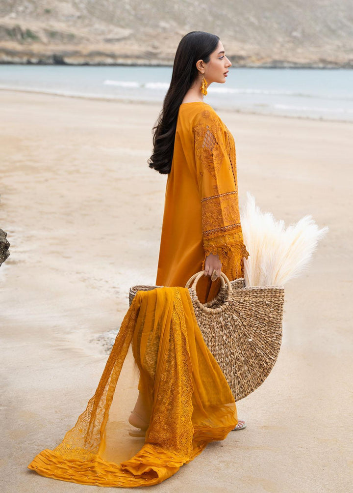 Tere Sang By Nureh Embroidered Lawn Suits Unstitched 3 Piece NU23TS NSL-06 - Summer Collection