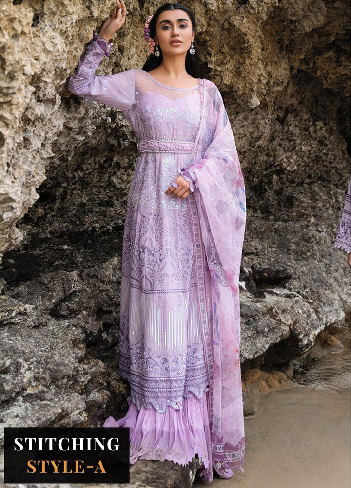 Tere Sang By Nureh Embroidered Lawn Suits Unstitched 3 Piece NU23TS NSL-07 - Summer Collection