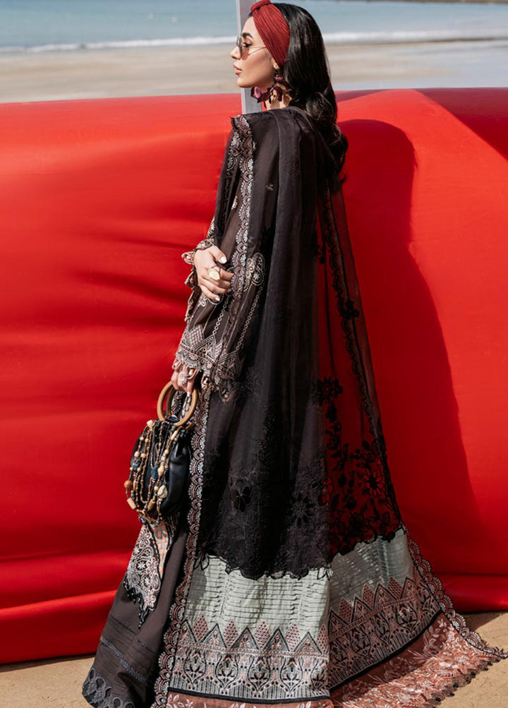 Tere Sang By Nureh Embroidered Lawn Suits Unstitched 3 Piece NU23TS NSL-08 - Summer Collection