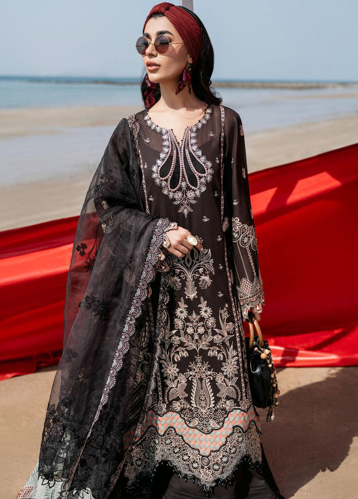 Tere Sang By Nureh Embroidered Lawn Suits Unstitched 3 Piece NU23TS NSL-08 - Summer Collection