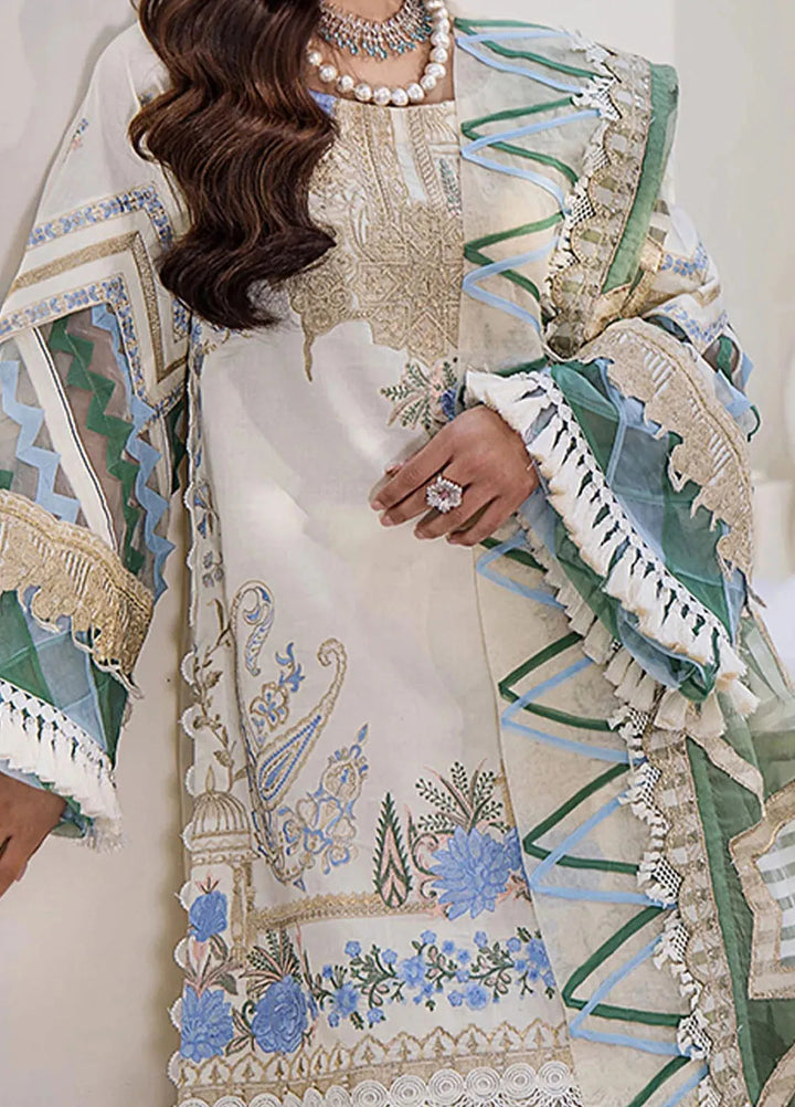 Tessa Embroidered Lawn Suit Unstitched 3 Piece TS24F Allure Of Sands - Festive Collection