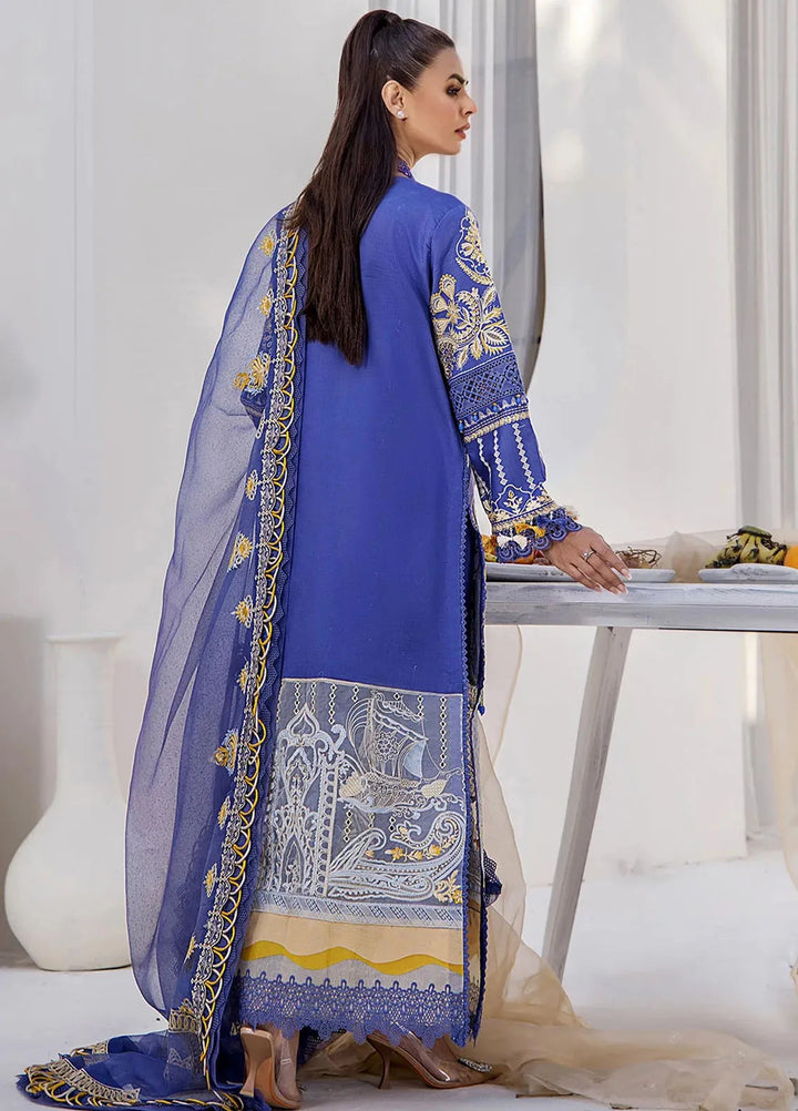 Tessa Embroidered Lawn Suit Unstitched 3 Piece TS24F Auroras Secret - Festive Collection