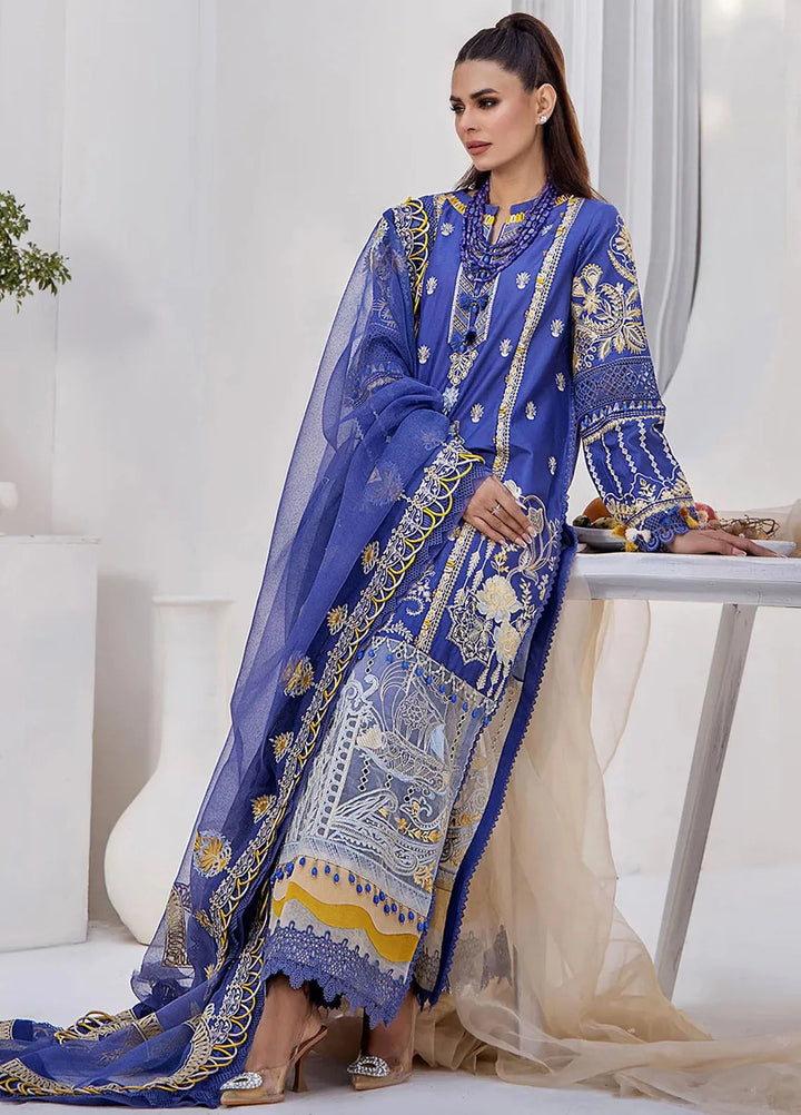 Tessa Embroidered Lawn Suit Unstitched 3 Piece TS24F Auroras Secret - Festive Collection