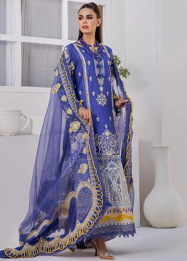 Tessa Embroidered Lawn Suit Unstitched 3 Piece TS24F Auroras Secret - Festive Collection