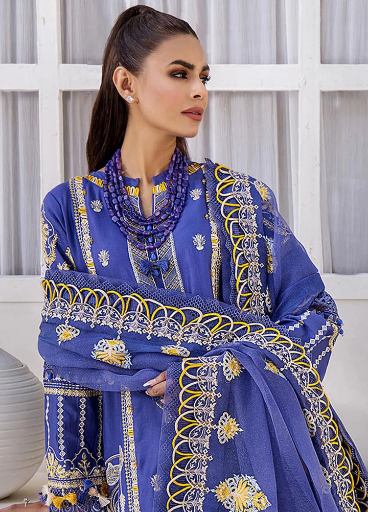 Tessa Embroidered Lawn Suit Unstitched 3 Piece TS24F Auroras Secret - Festive Collection