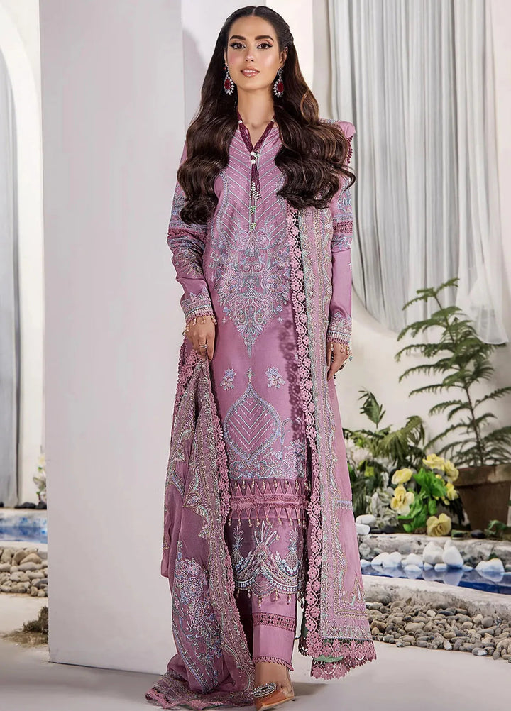 Tessa Embroidered Lawn Suit Unstitched 3 Piece TS24F Desert Romance - Festive Collection